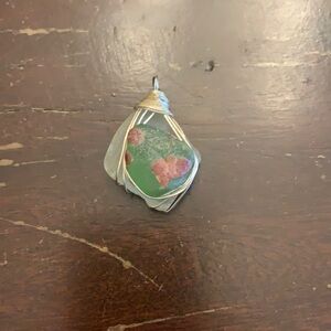 Natural stone pendant